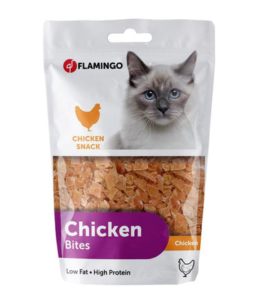 Flamingo Hapki Chicken Bites Cat Treats 85g - 85g